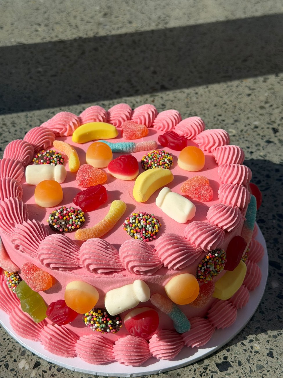 Baby in bloom floral cake by Bento Bakes by Alyce